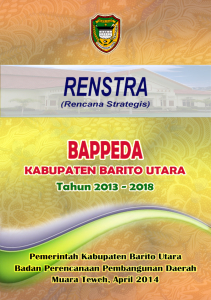 RENSTRA BAPPEDA 2013-2018